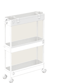 Slim Rolling Storage Cart