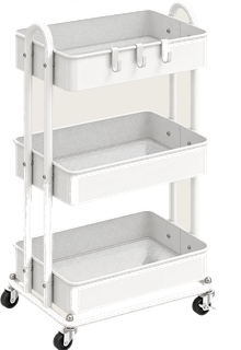 3-Tier Rolling Storage Cart